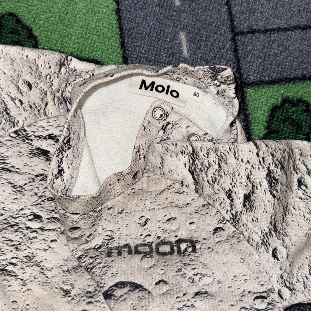 Molo Space Moon landing Sweatshirt sweatpants set sz 80 12M - Picture 5 of 10